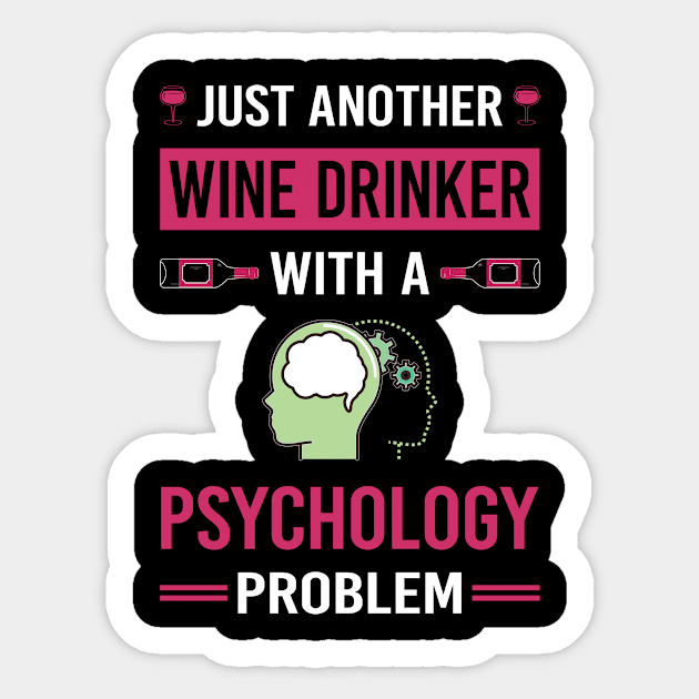 Wine Drinker Psychology Sticker by Good Day